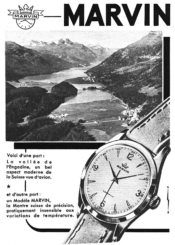 Publicit� Marvin 1952