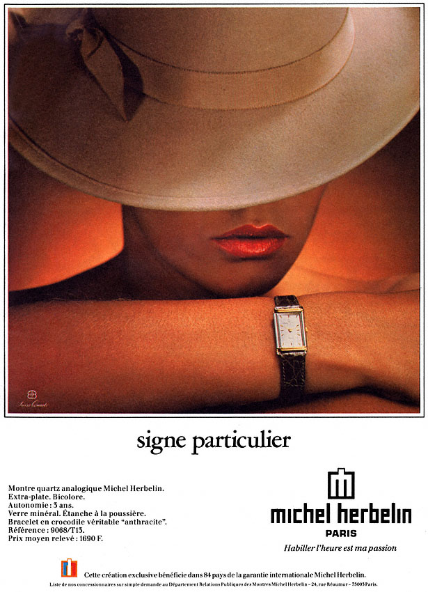 Publicit� Michel Herbelin 1982