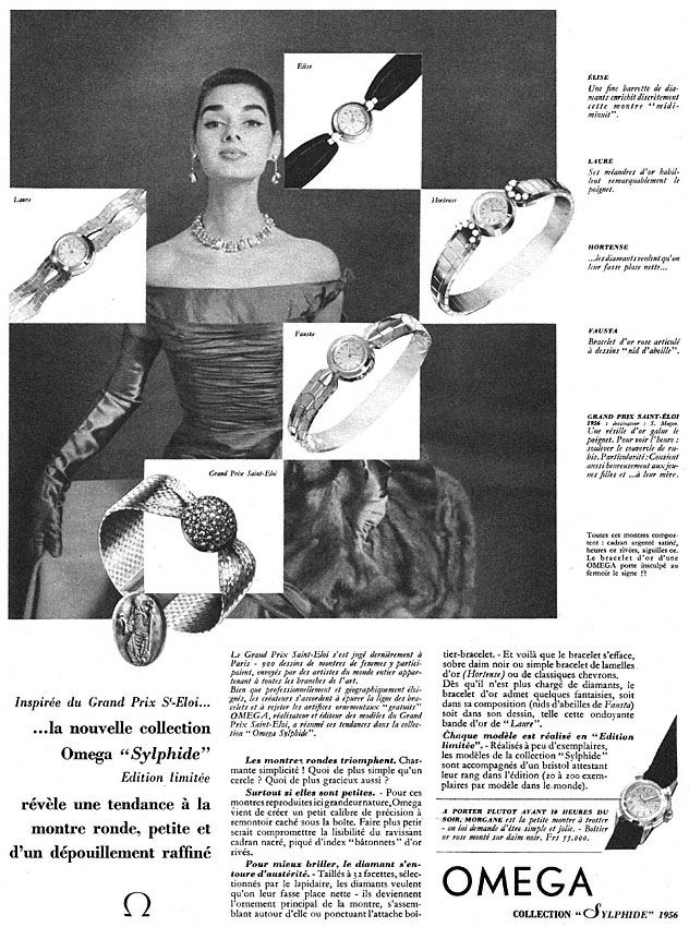 Publicit� Omega 1955