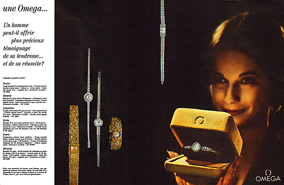 Publicit� Omega 1962
