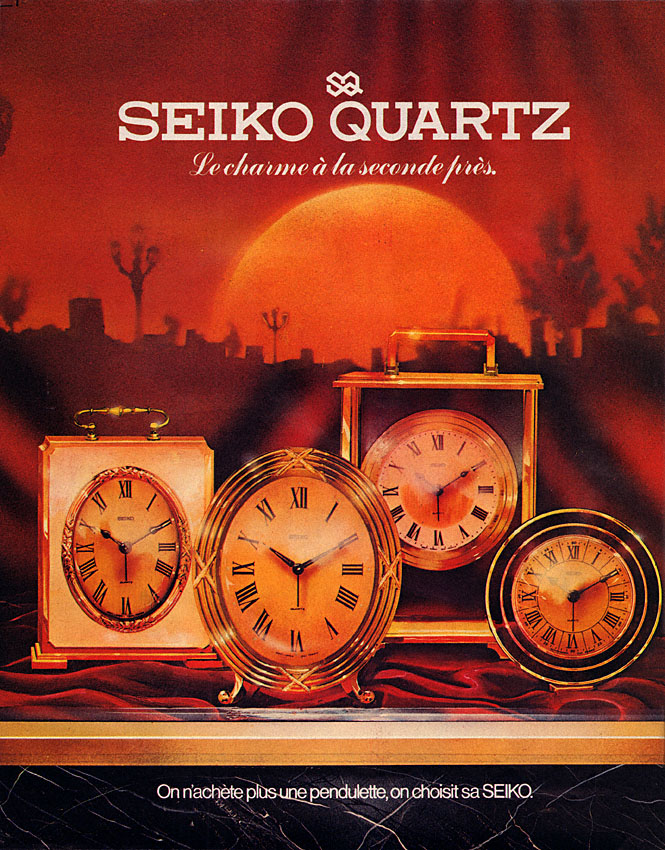 Publicit� Seiko 1980