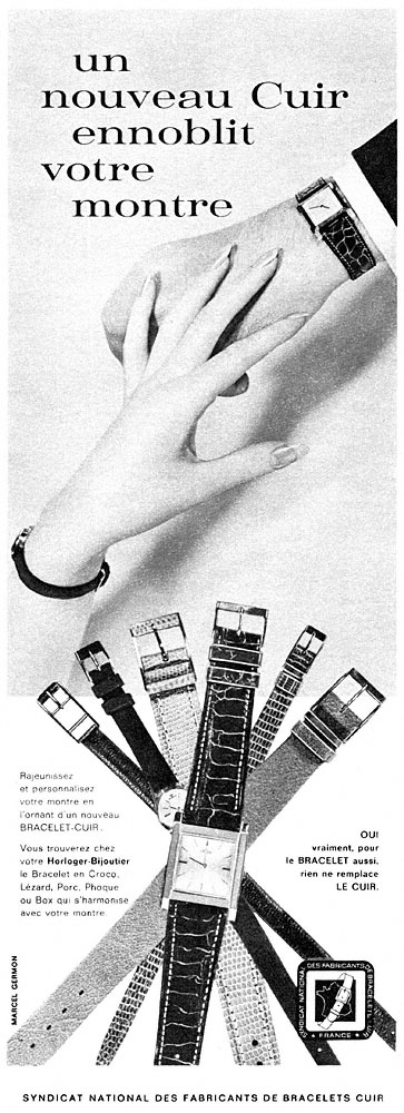 Publicit� SyndicBracelets 1963