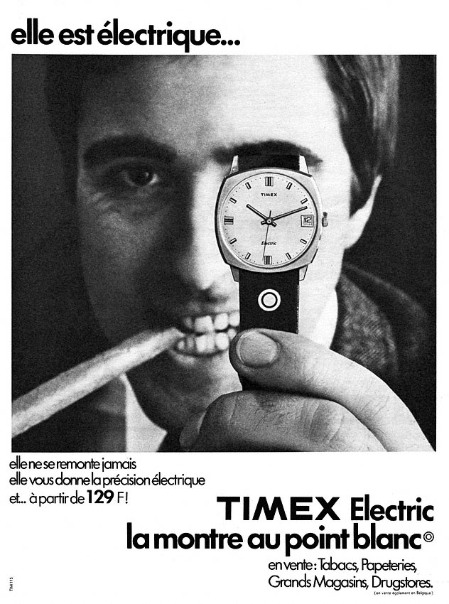 Publicit� Timex 1970