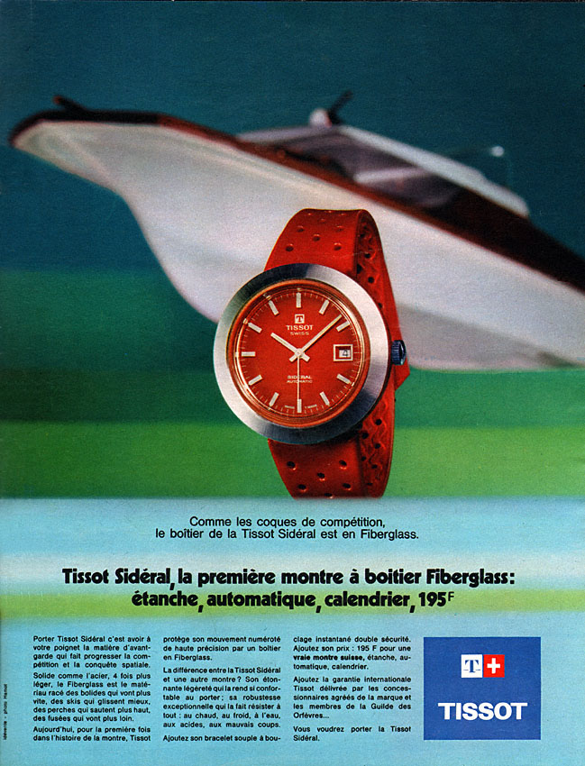 Publicit� Tissot 1970