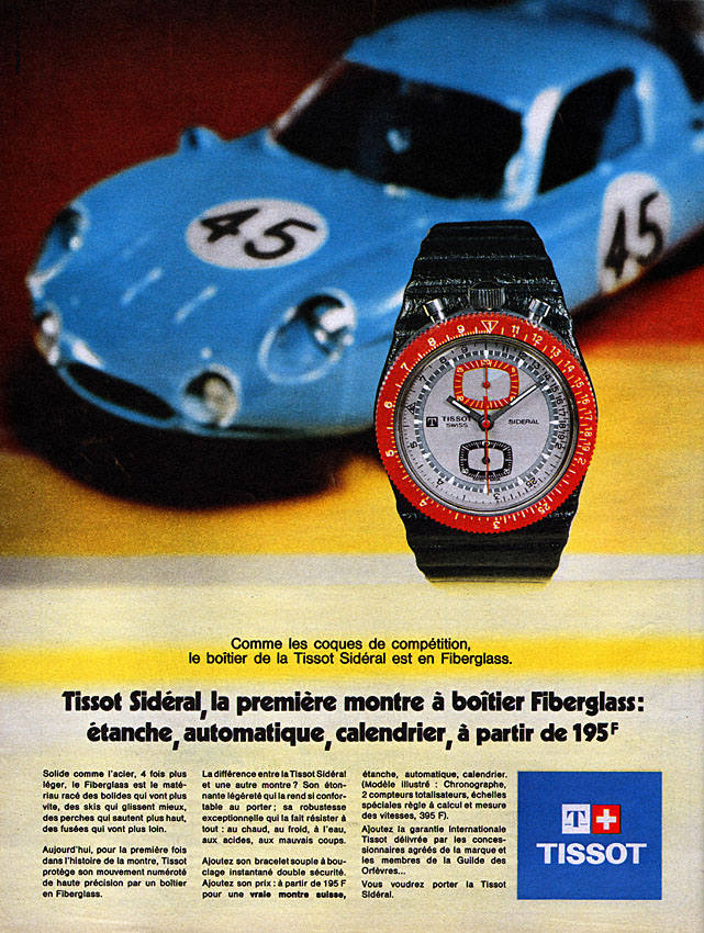 Publicit� Tissot 1970