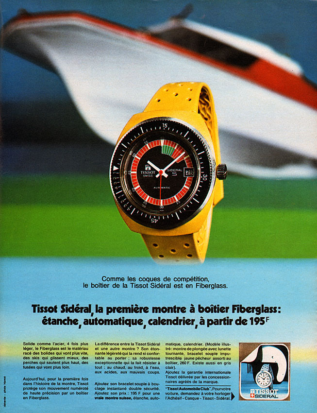 Publicit� Tissot 1971