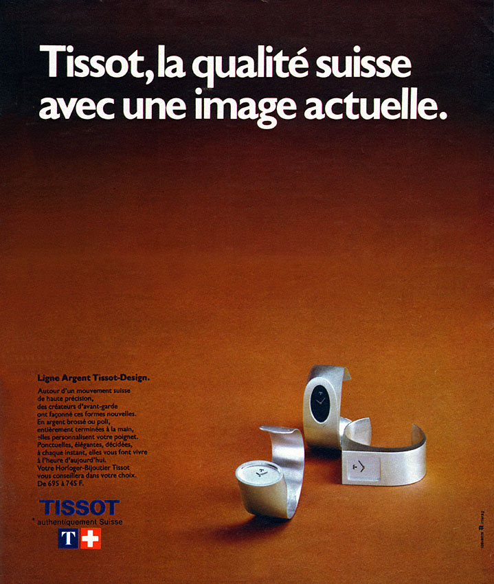 Publicit� Tissot 1973