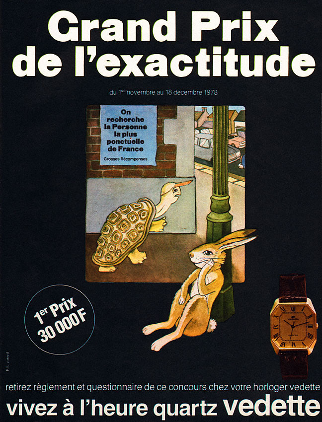 Publicit� Vedette 1978