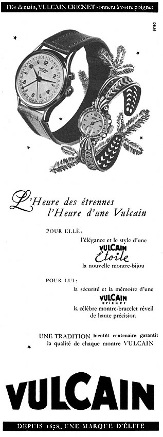 Marque Vulcain 1952