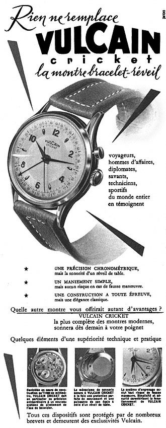 Marque Vulcain 1953