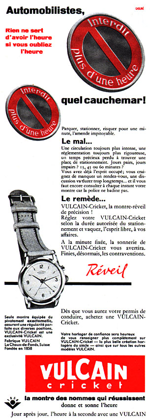 Marque Vulcain 1956