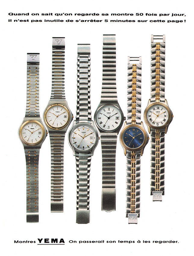 Publicit� Yema 1992