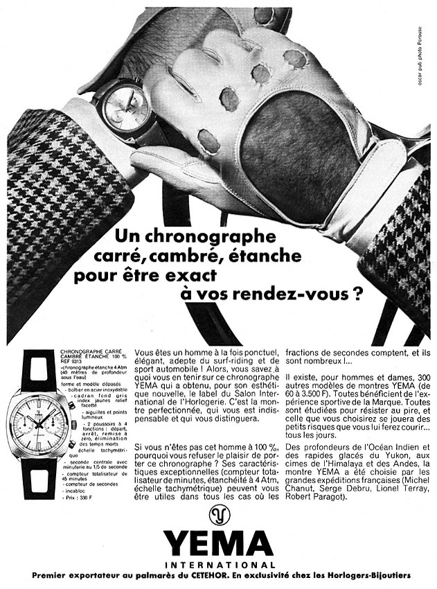 Publicit� Yema 1967