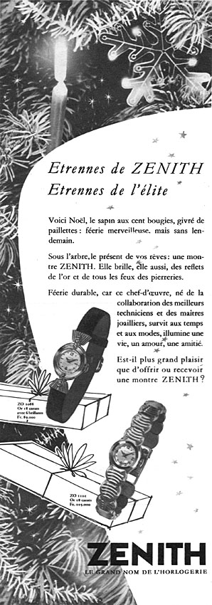 Marque Zenith 1956