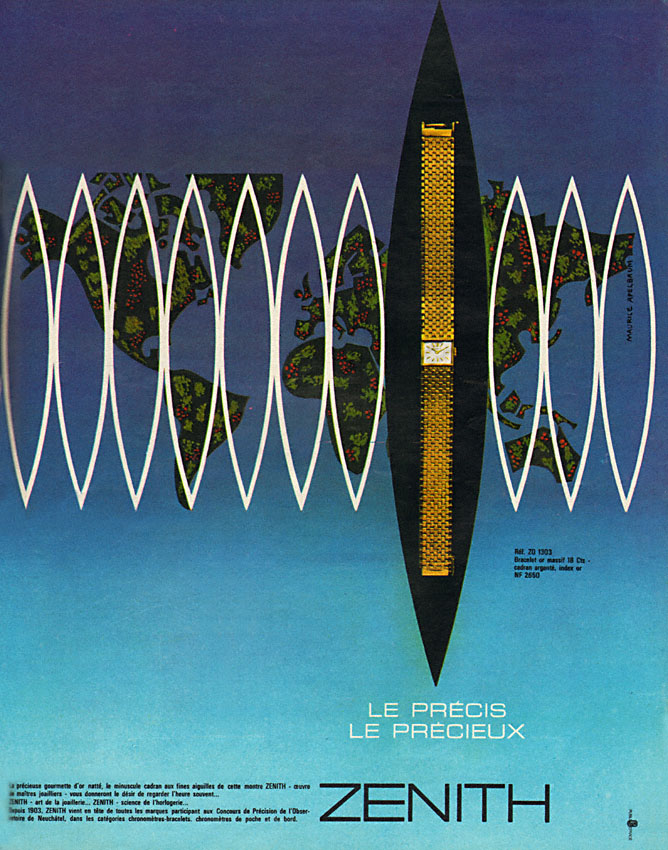 Publicit� Zenith 1962