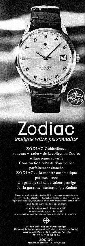 Marque Zodiac 1965