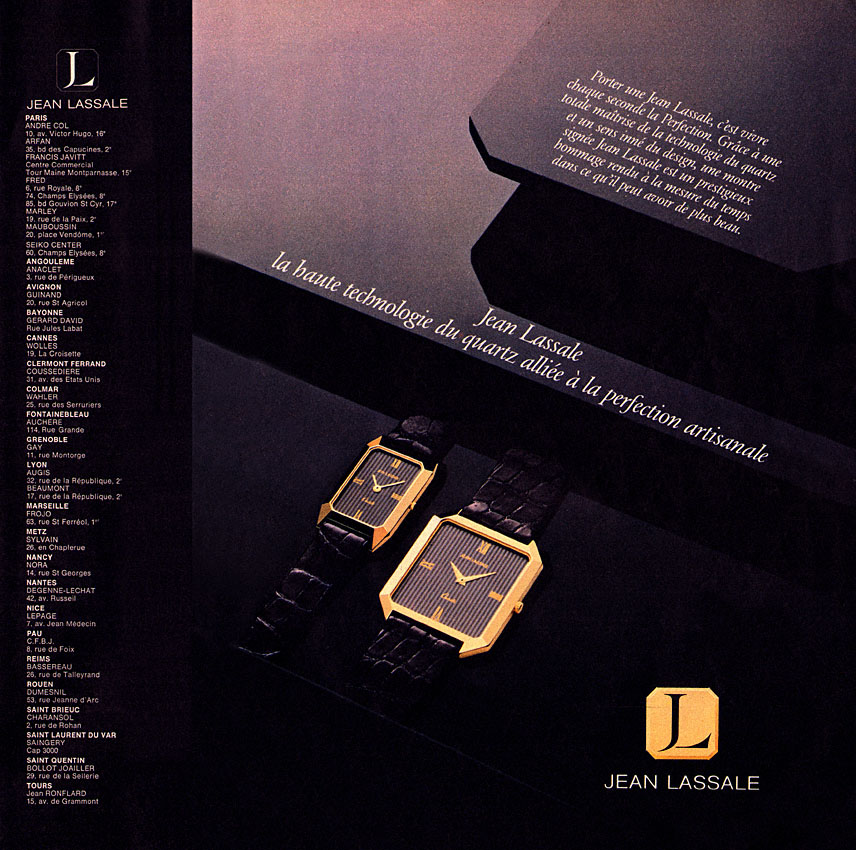 Publicit� Divers 1981