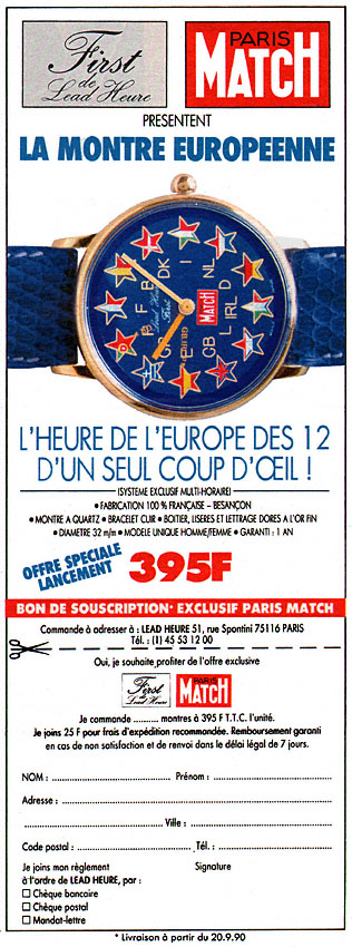 Publicit� Divers 1990