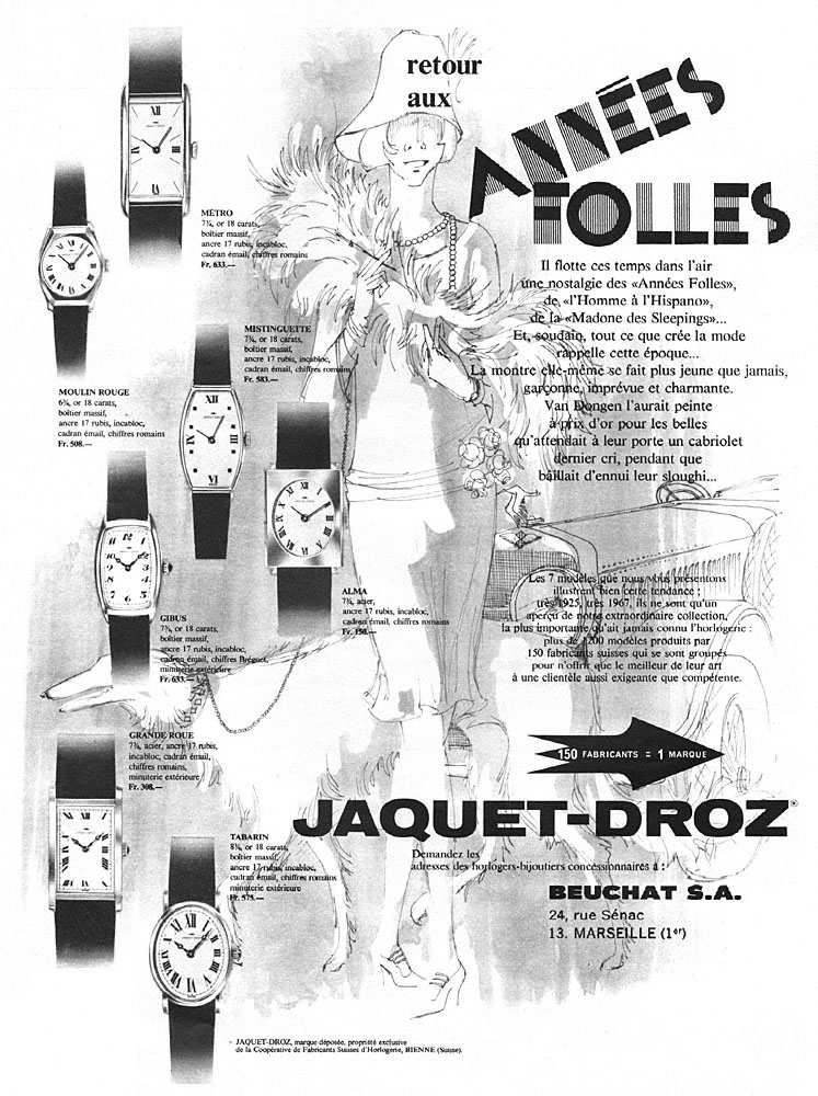 Publicit� Divers 1967