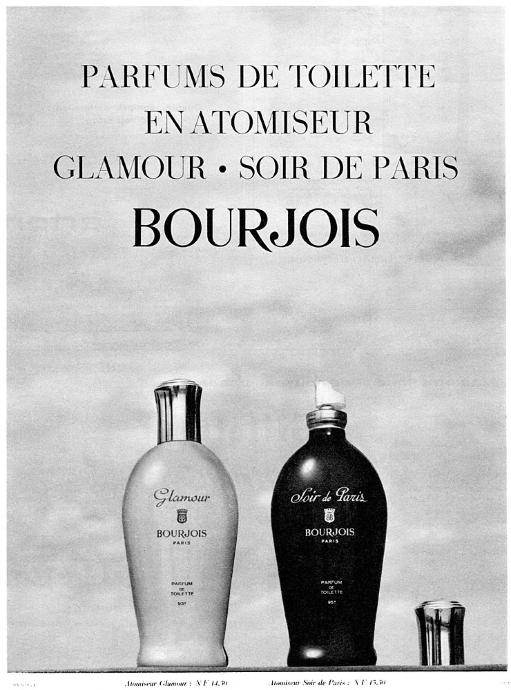 Publicit� Bourjois 1960