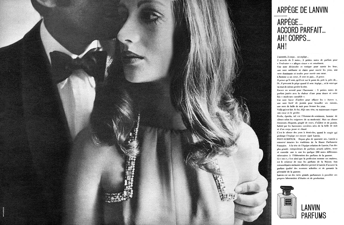 Publicit� Lanvin 1968