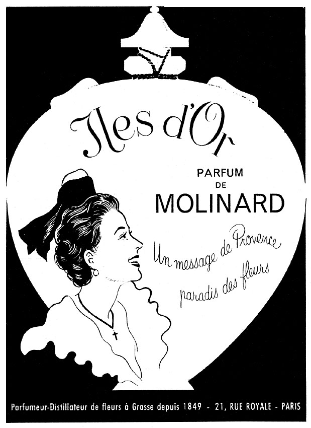 Publicit� Molinard 1956