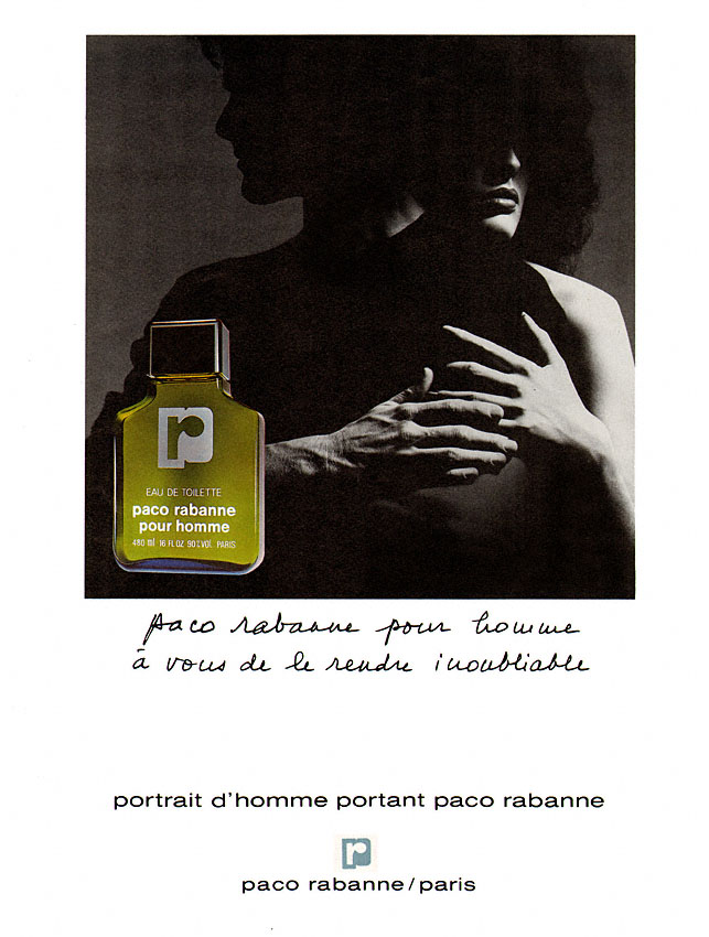 Publicit� Paco Rabanne 1985