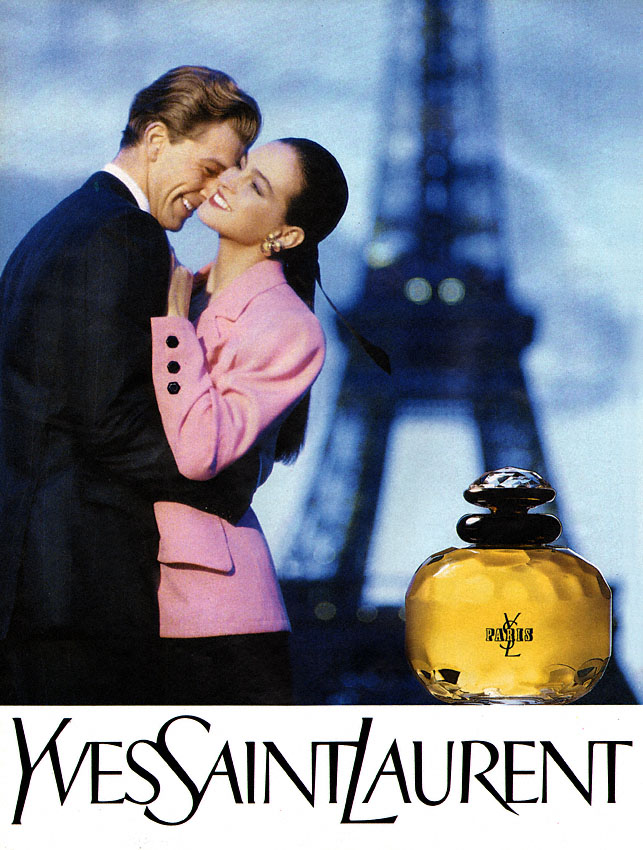 Publicit� Yves Saint Laurent 1989