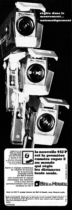 Publicit� Bell & Howell 1969