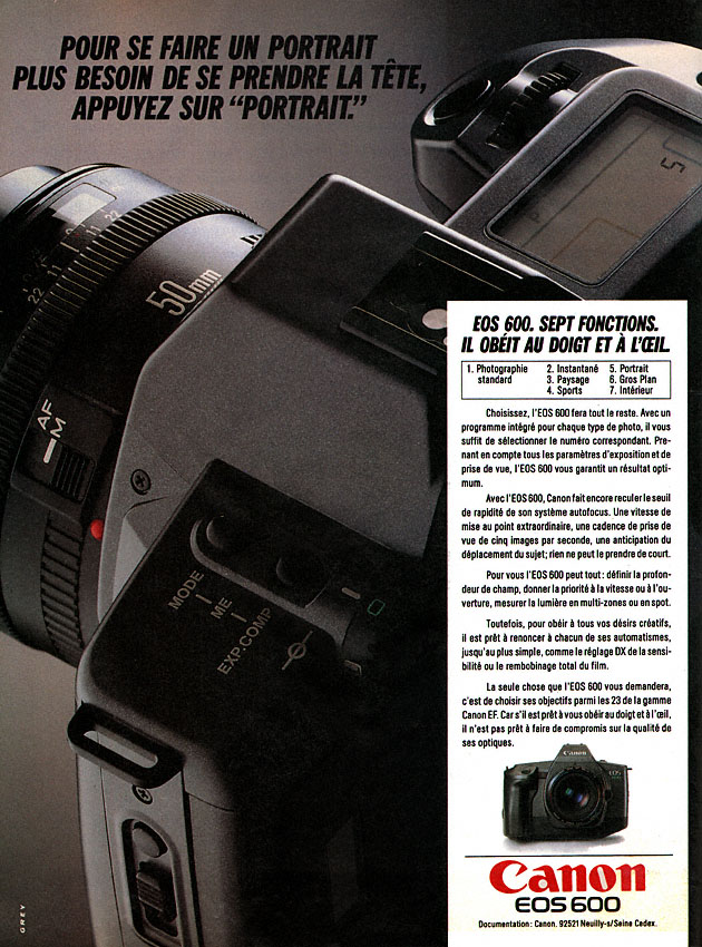 Marque Canon 1989