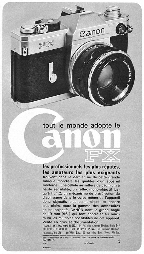 Marque Canon 1964