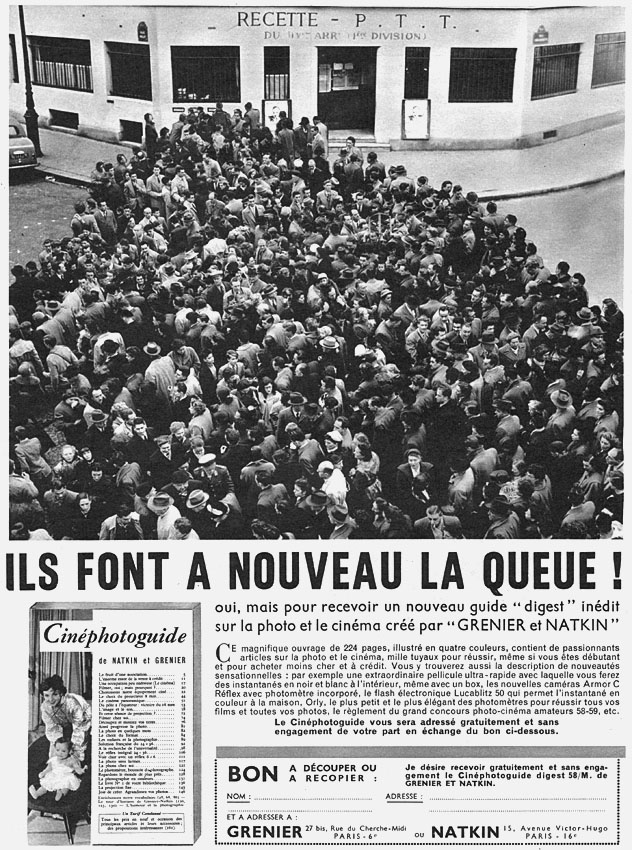 Marque Grenier Natkin 1958