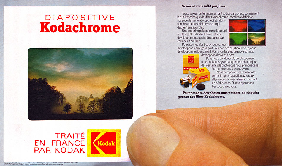 Publicit� Kodak 1973