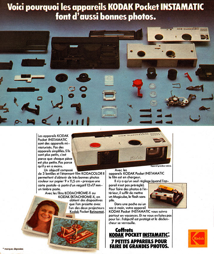 Publicit� Kodak 1974