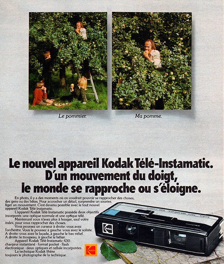 Publicit� Kodak 1975