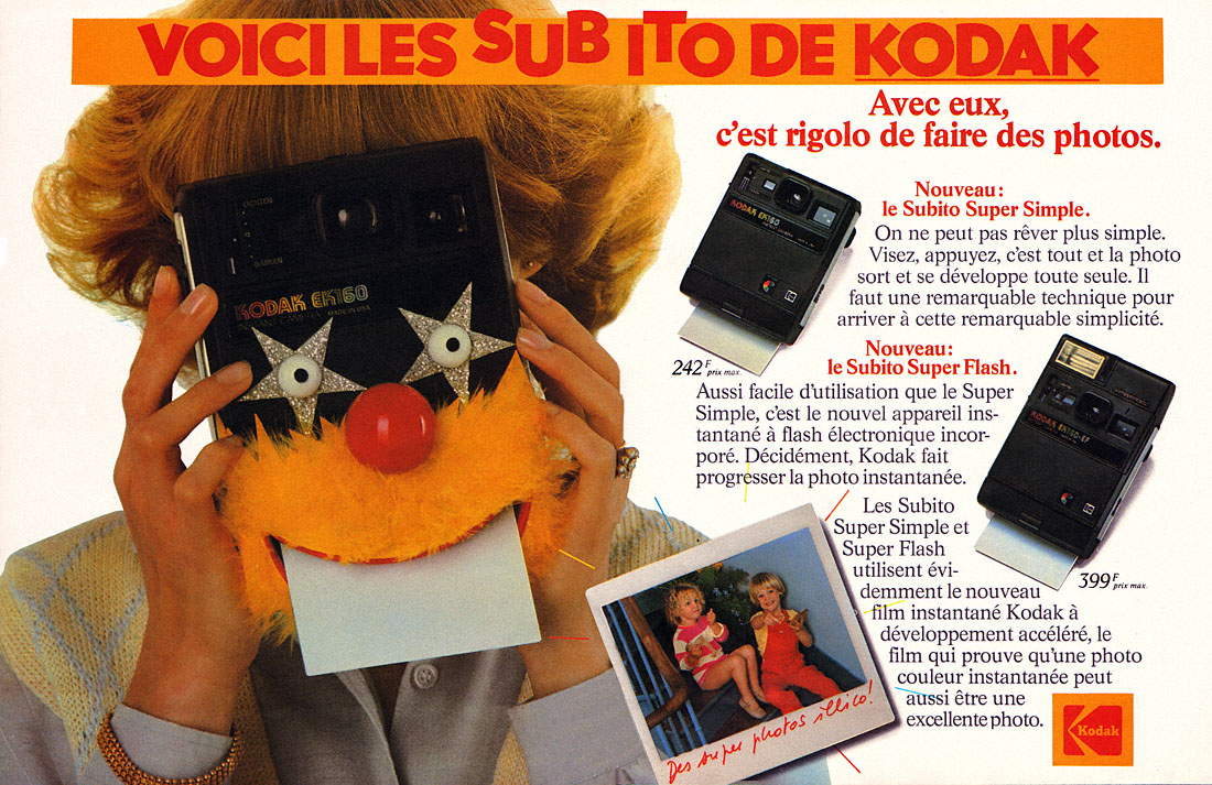 Publicit� Kodak 1979