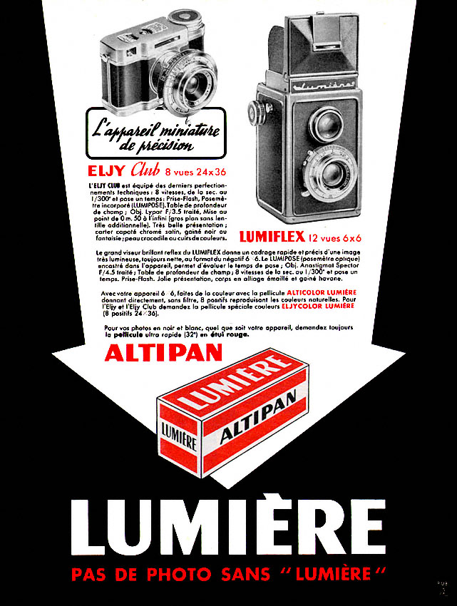Marque Lumi�re 1954