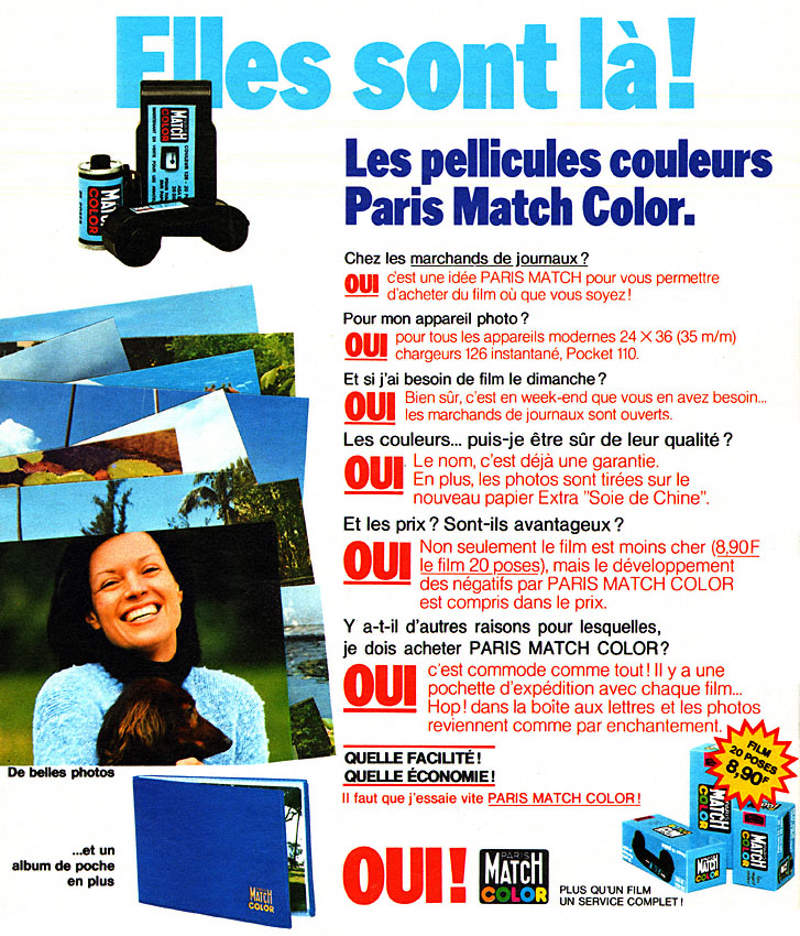 Publicit� Match 1976