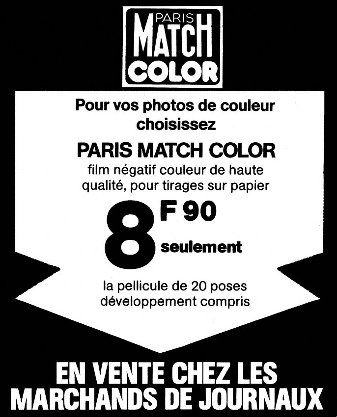 Publicit� Match 1977