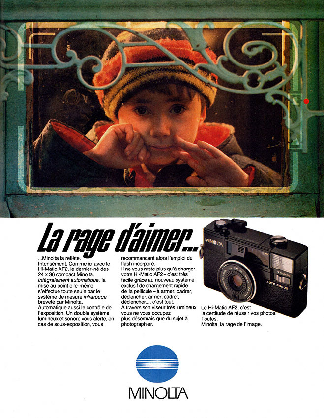 Marque Minolta 1981
