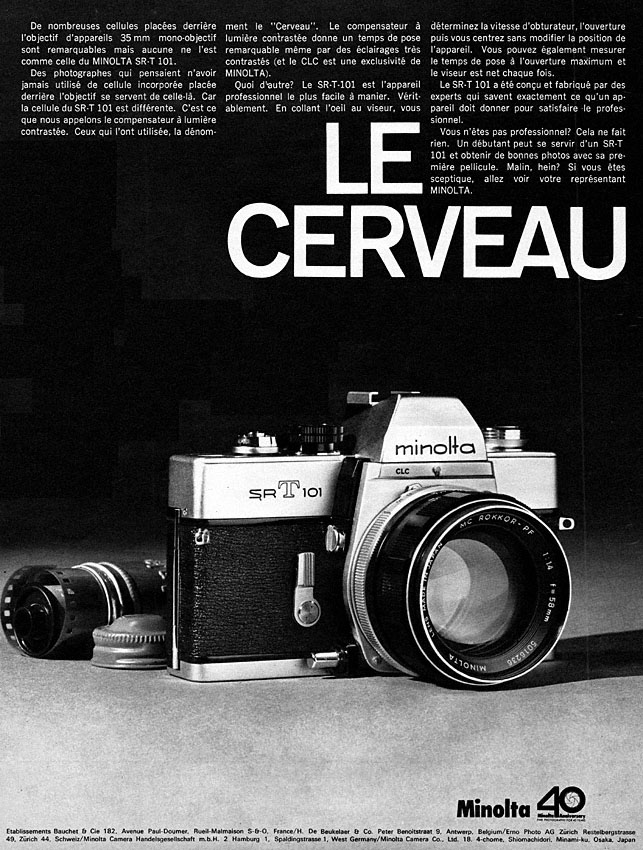 Marque Minolta 1968