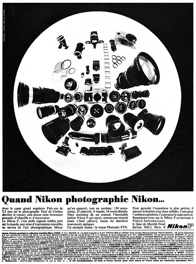Publicit� Nikon 1969