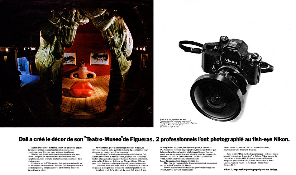 Publicit� Nikon 1975