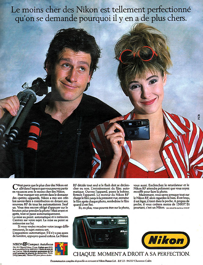 Publicit� Nikon 1987