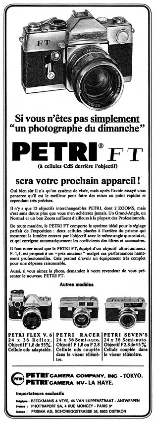 Publicit� Petri 1967