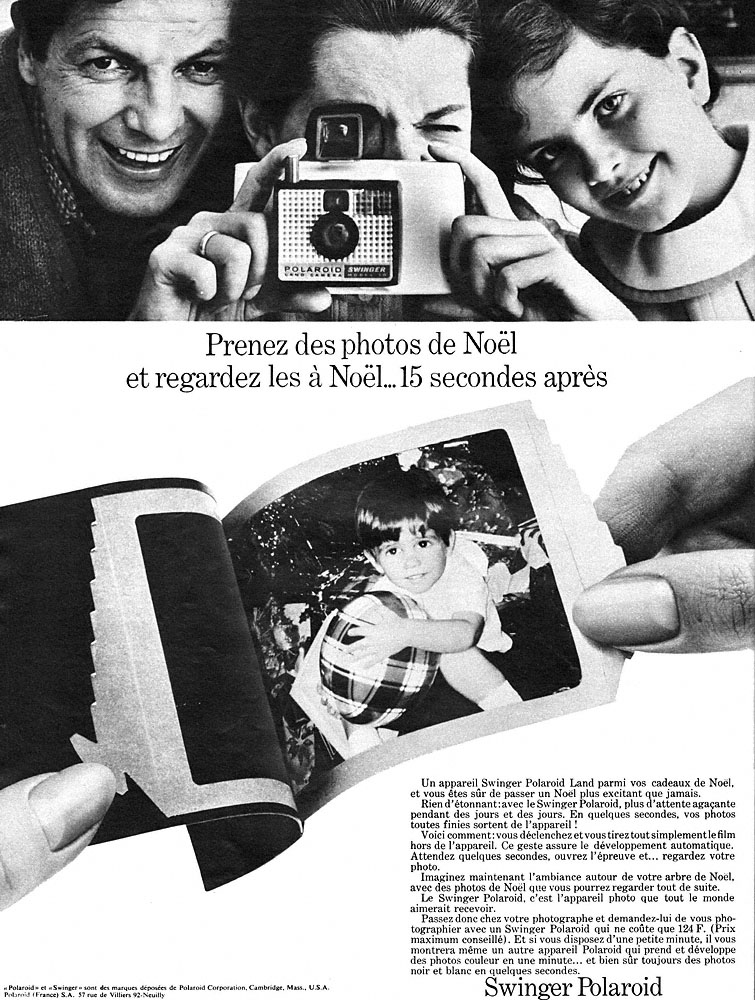 Publicit� Polaroid 1968