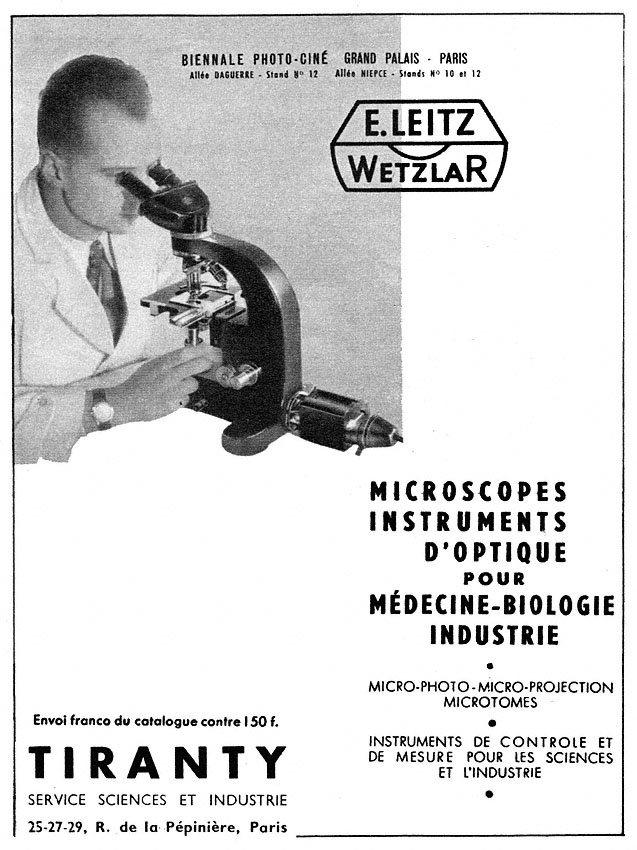 Publicit� Tiranty 1955