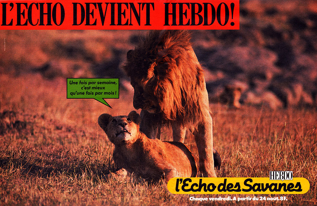 Marque Echo des Savanes 1984