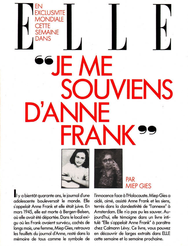 Marque Elle 1987