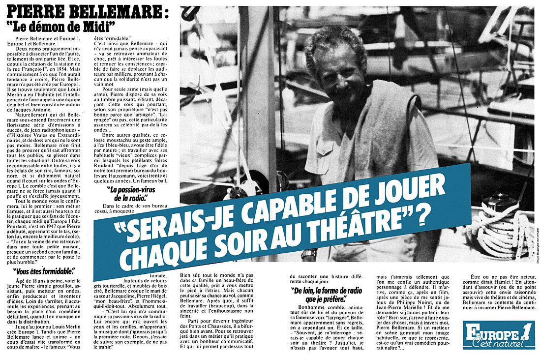 Marque Europe 1 1982